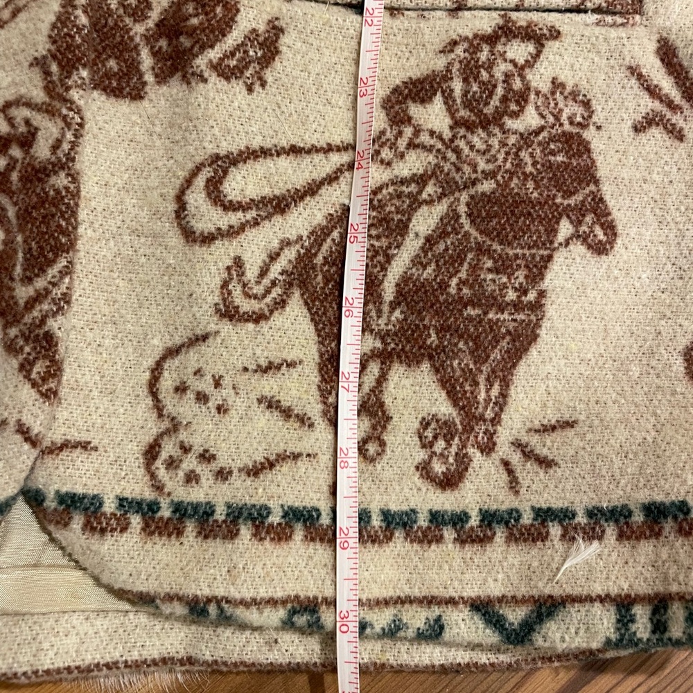 Pendleton Cream and Brown Patterned Blazer - image 13